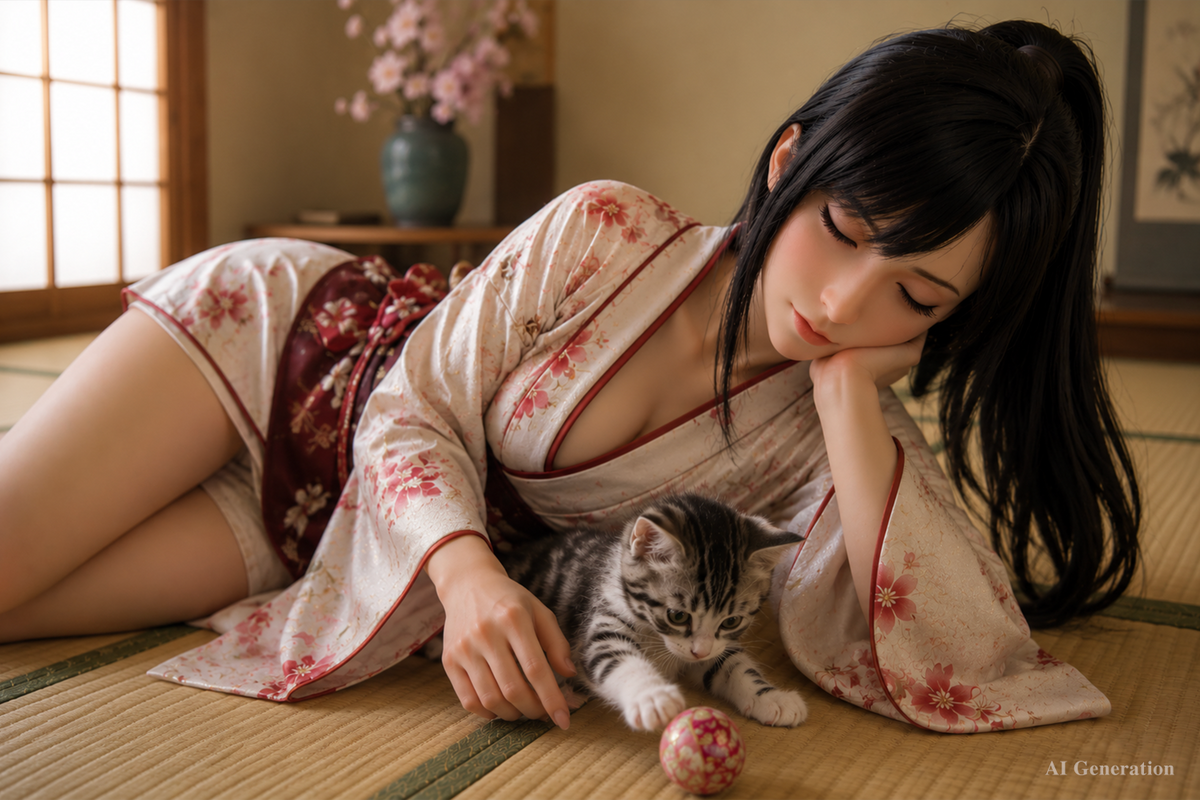 Tifa Sleeping Sex Doll (Game Lady 167 cm D-Cup Nr. 45 silikonas)