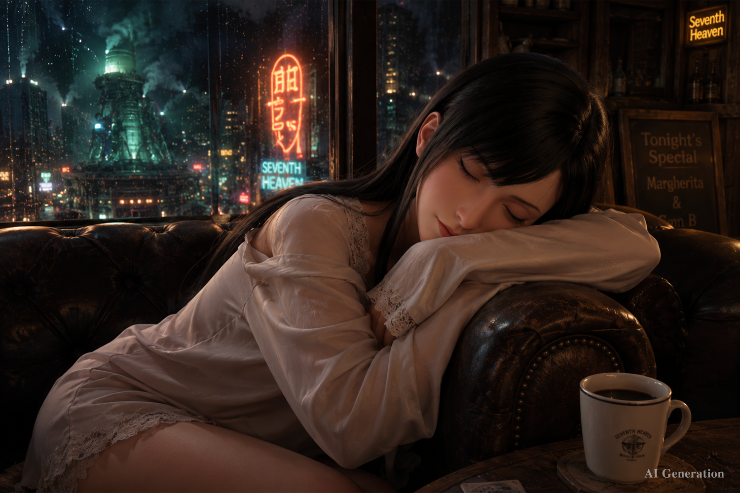 Tifa Sleeping Sex Doll (Game Lady 167 cm D-Cup Nr. 45 silikonas)