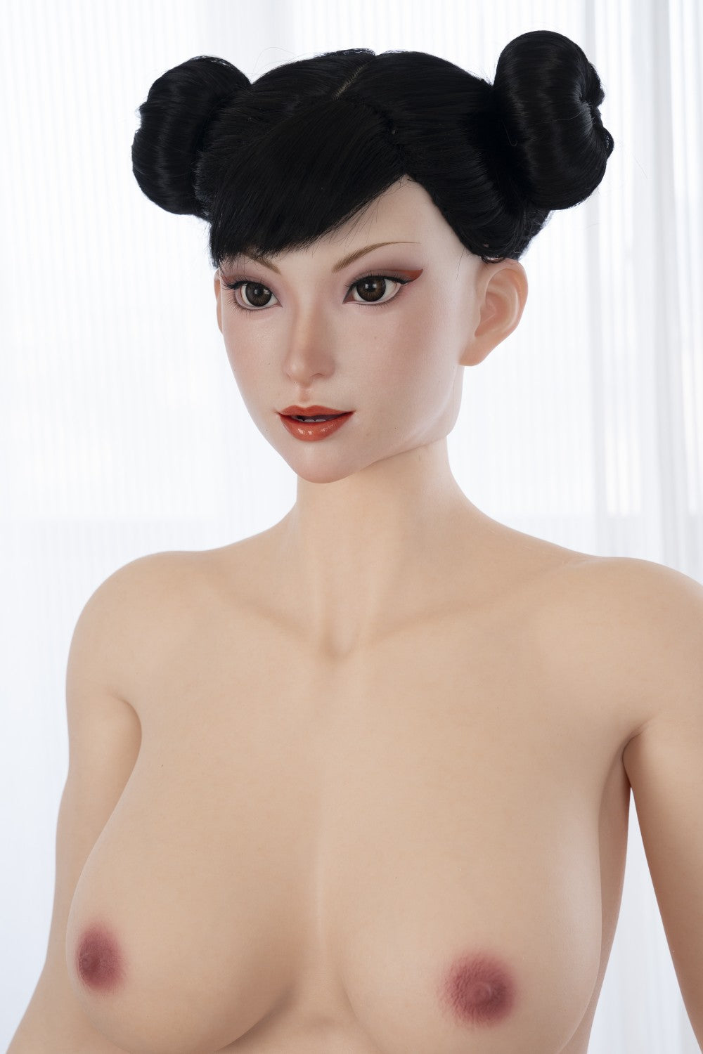 Chun Li Sex Doll (žaidimo moteris 169 cm F-Cup Nr. 47-1 silikonas)