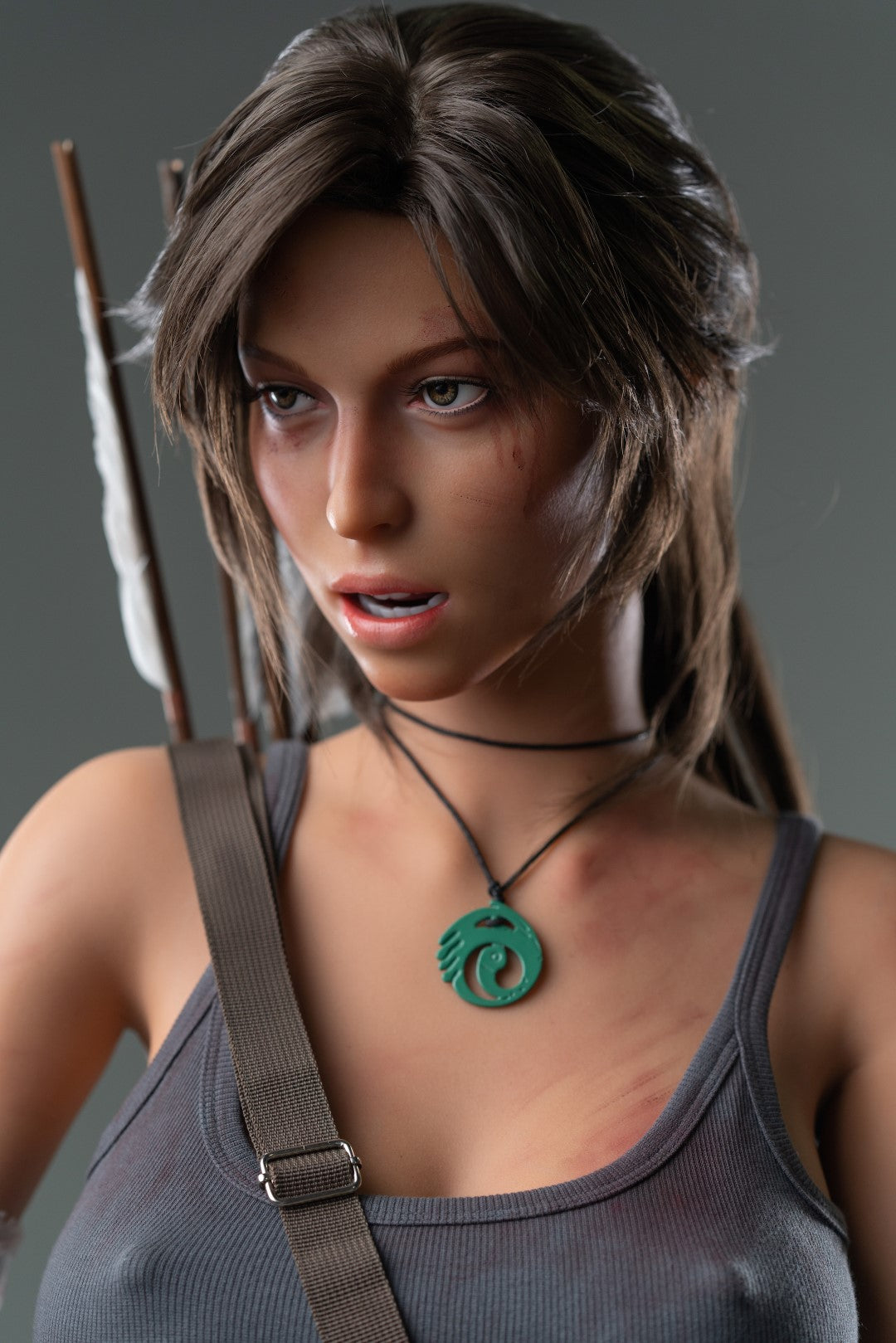 Lara Croft Sex Doll (Game Lady 166 cm E-Cup Nr. 20 silikonas) EXPRESS
