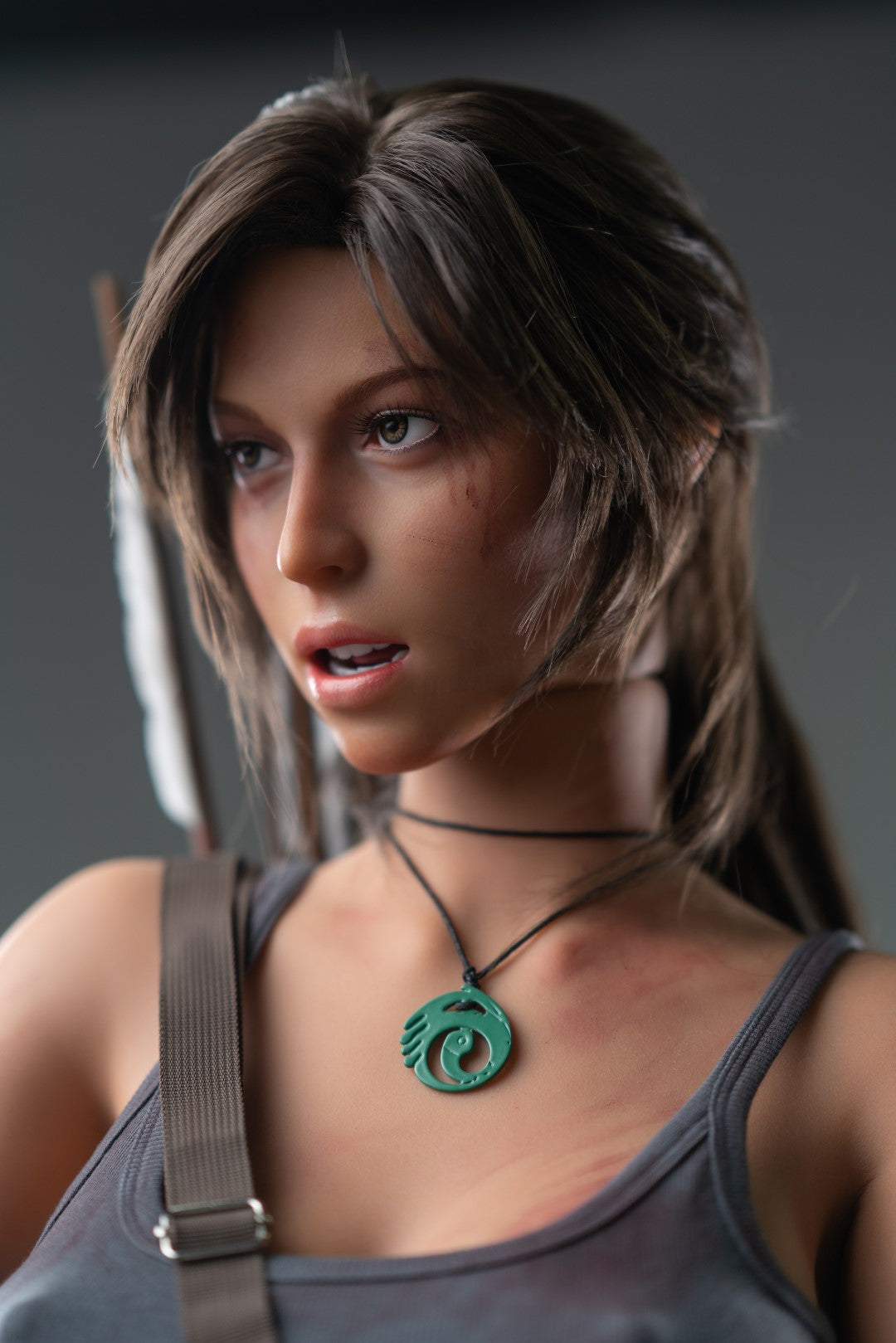 Lara Croft Sex Doll (Game Lady 166 cm E-Cup Nr. 20 silikonas) EXPRESS