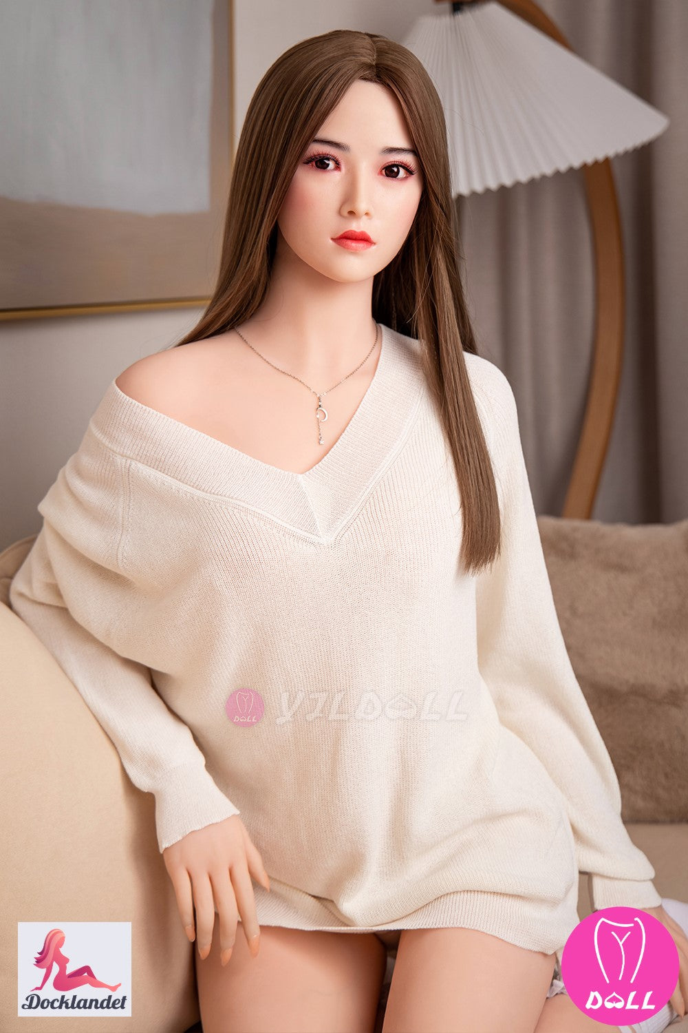 Sekso lėlė Li Na (YJL Doll 166 cm B puodelis #806 TPE + silikonas)
