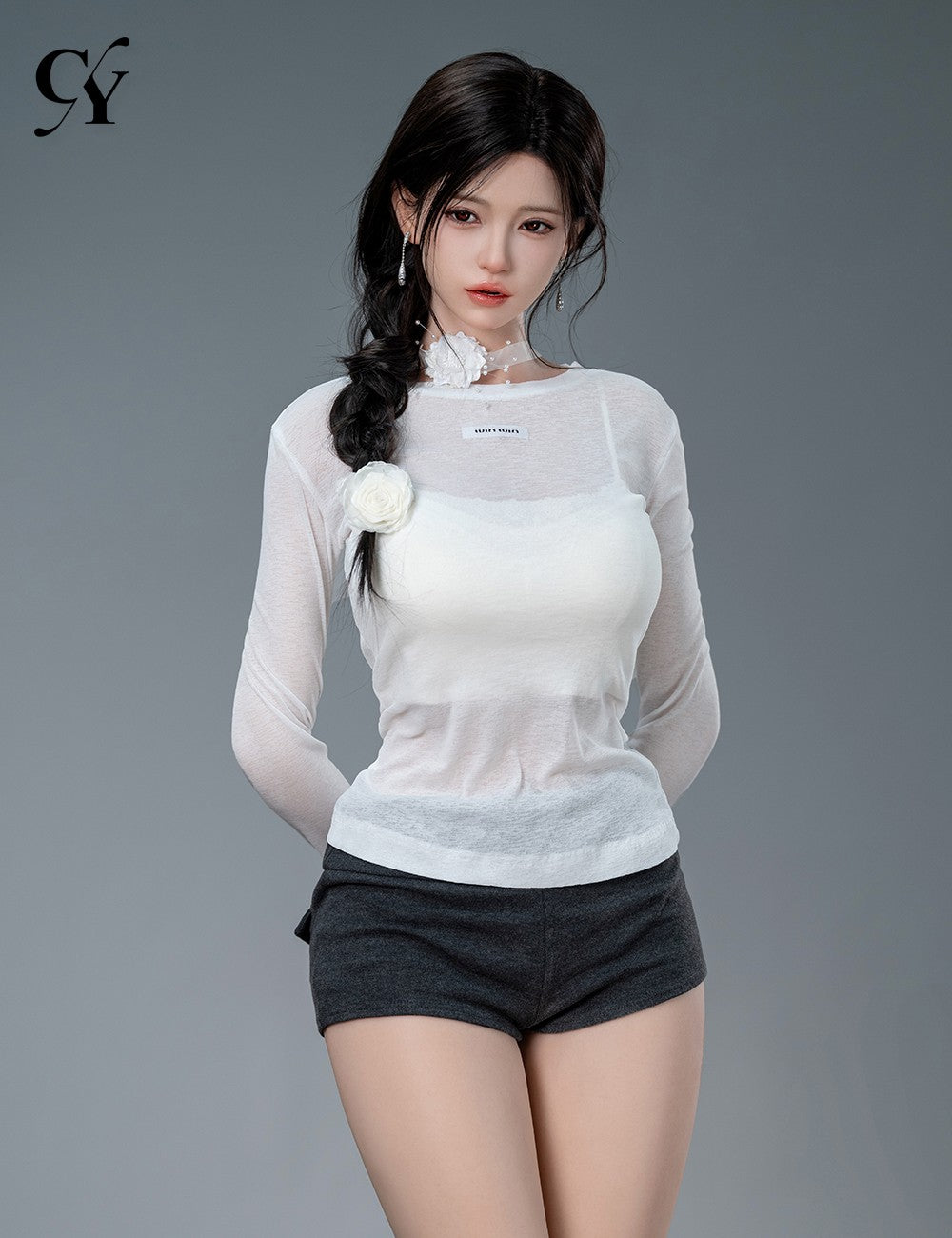 Sekso lėlė Liang (TOP CYDOLL 168 cm F-puodelis TPE + silikonas)