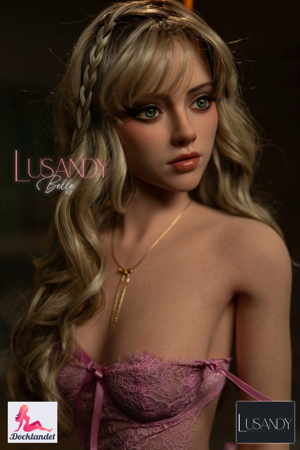 Belle Sex Doll (Lusandy Doll 167cm B puodelis Silikoninis) Natūrali oda