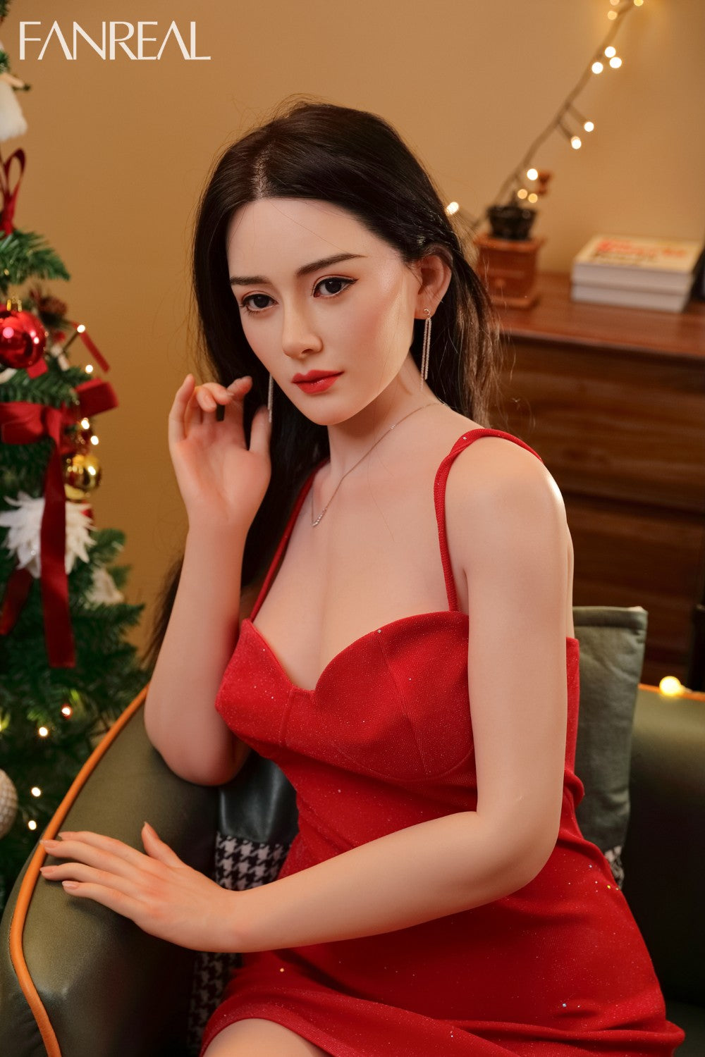 Ling Sex Doll (FanReal Doll 170 cm D-puodelis silikoninis)
