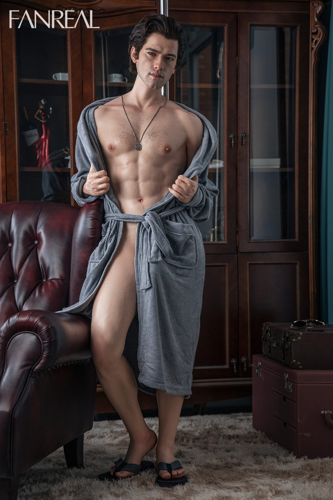 Carterio vyriška sekso lėlė (FanReal Doll 173cm silikoninis)
