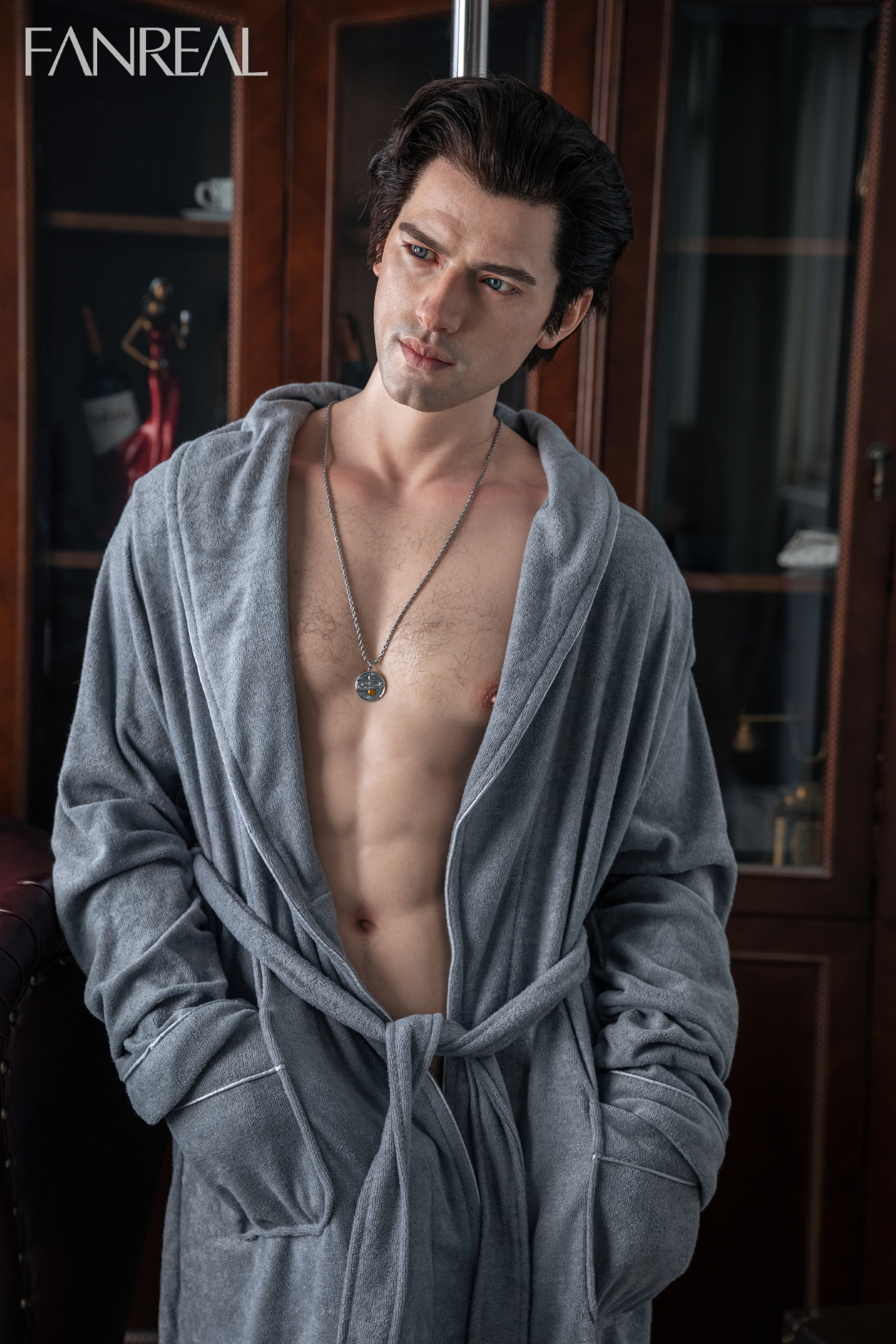 Carterio vyriška sekso lėlė (FanReal Doll 173cm silikoninis)