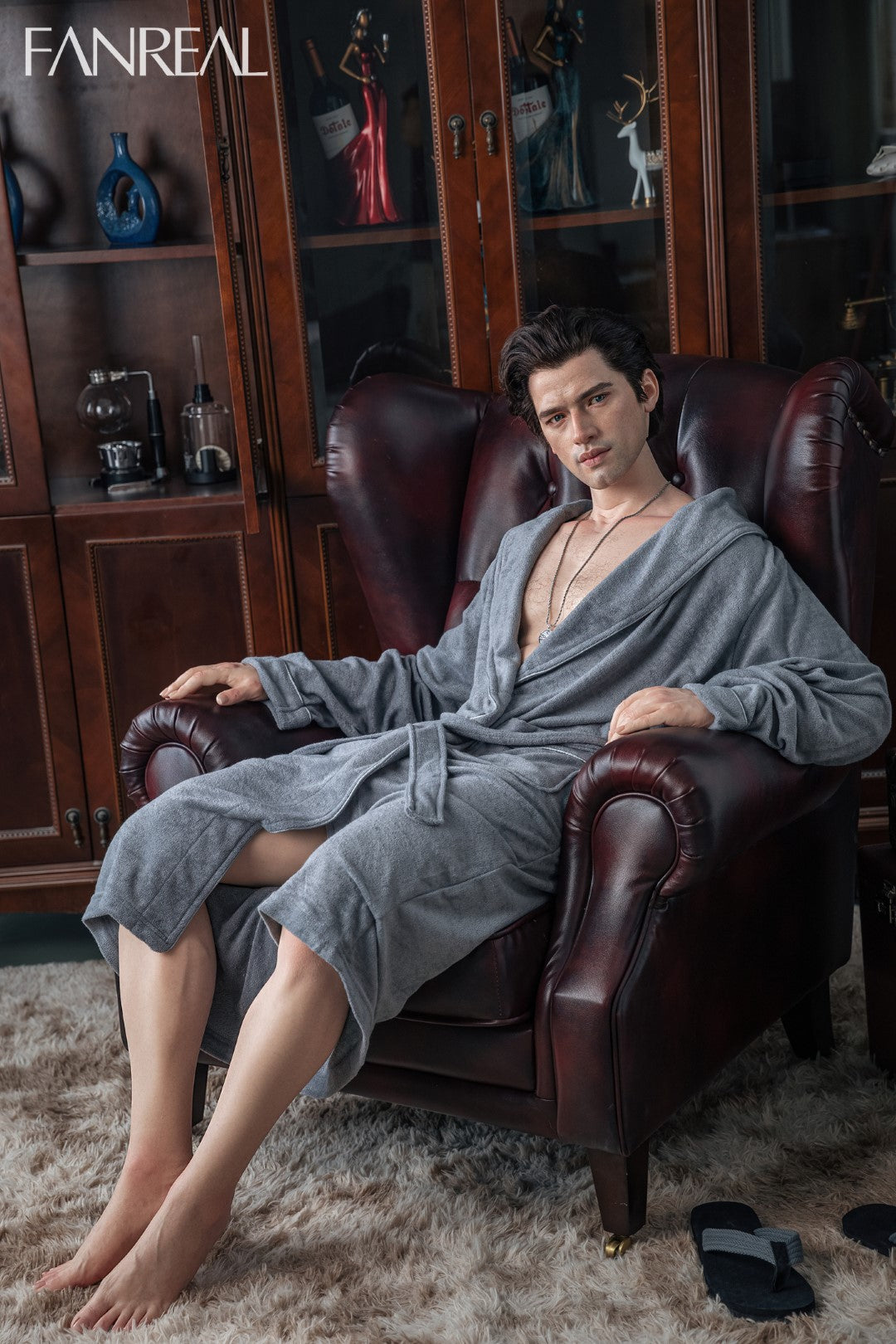 Carterio vyriška sekso lėlė (FanReal Doll 173cm silikoninis)