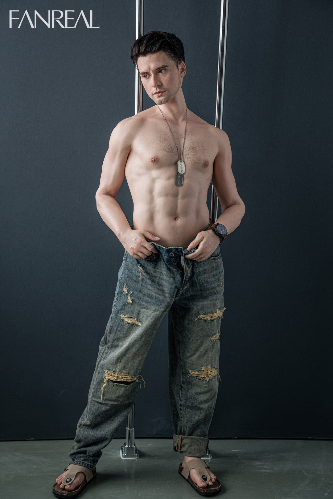 Henry Male Sex Doll (FanReal Doll 173cm silikoninis)