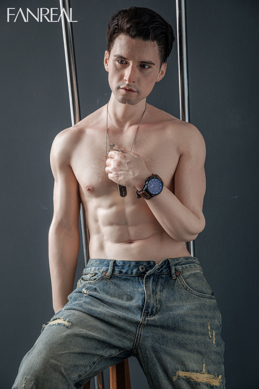 Henry Male Sex Doll (FanReal Doll 173cm silikoninis)