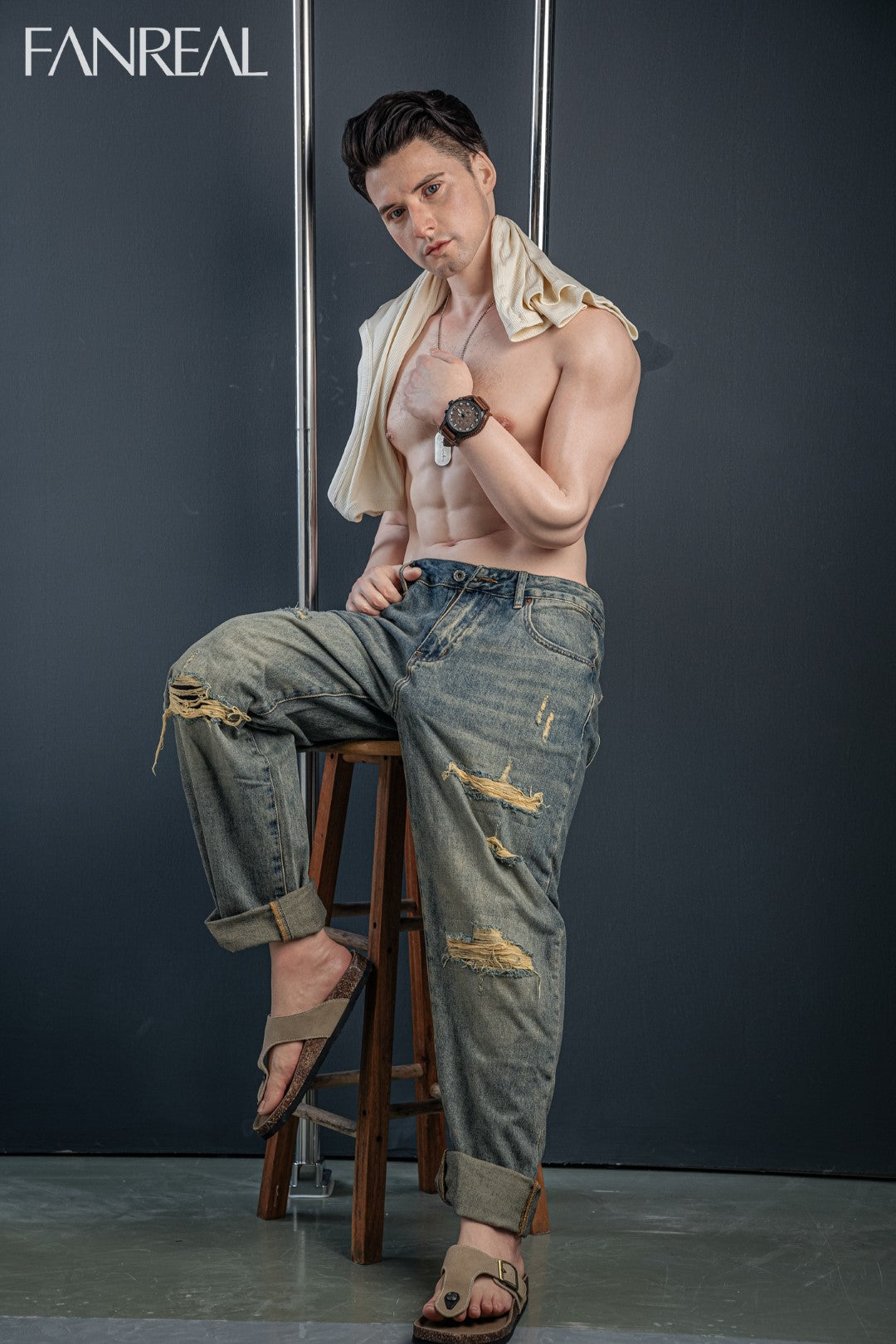 Henry Male Sex Doll (FanReal Doll 173cm silikoninis)