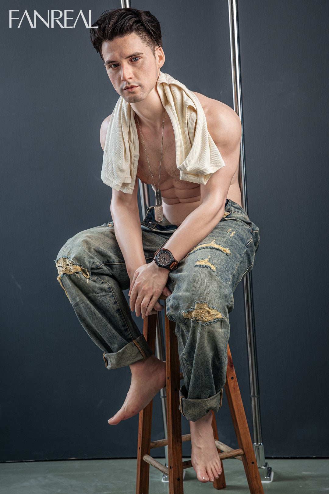 Henry Male Sex Doll (FanReal Doll 173cm silikoninis)