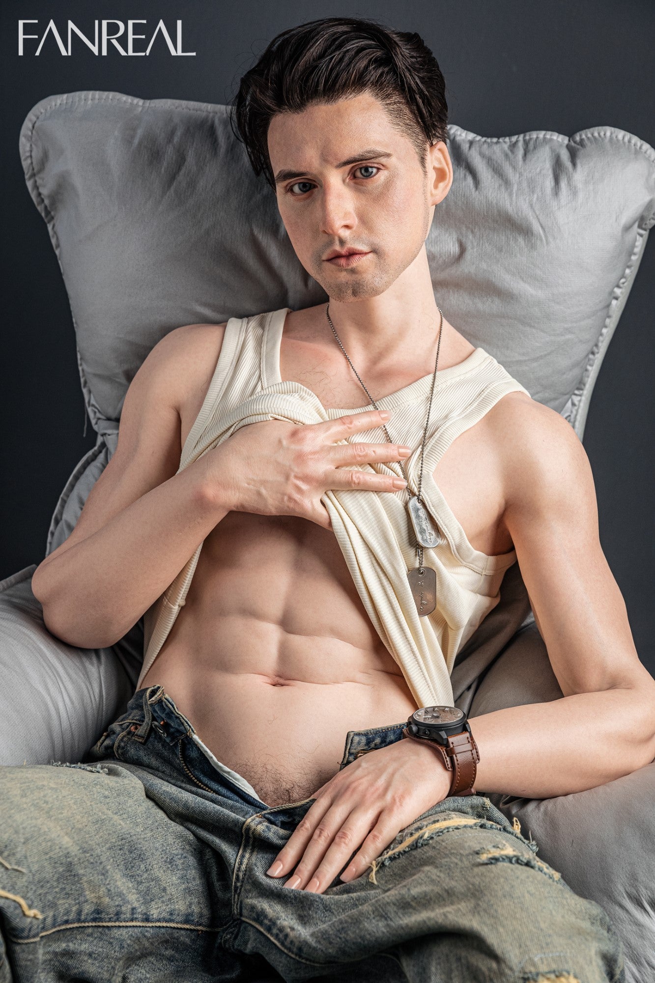 Henry Male Sex Doll (FanReal Doll 173cm silikoninis)