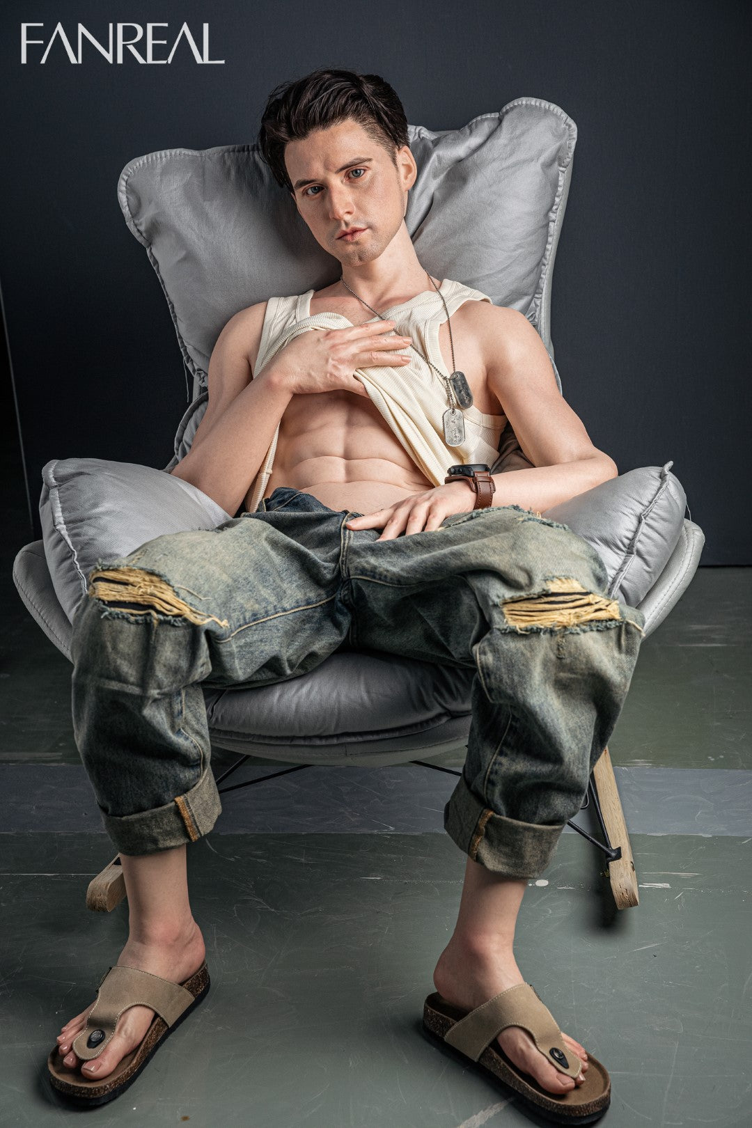 Henry Male Sex Doll (FanReal Doll 173cm silikoninis)