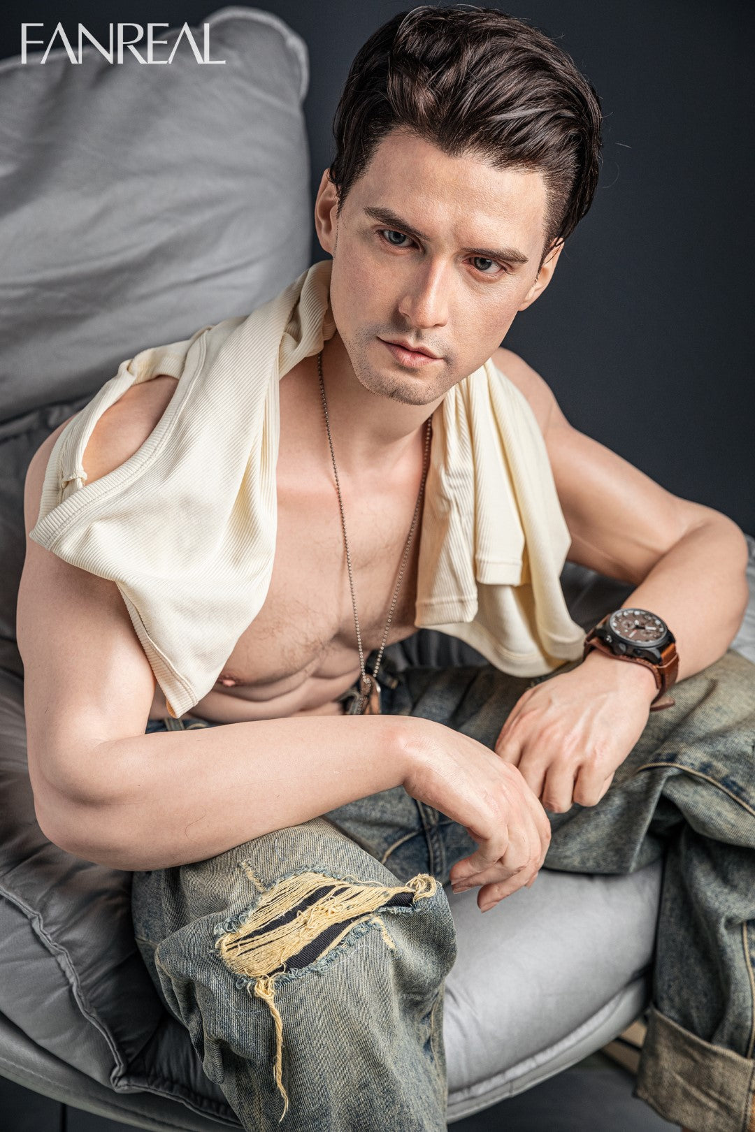 Henry Male Sex Doll (FanReal Doll 173cm silikoninis)
