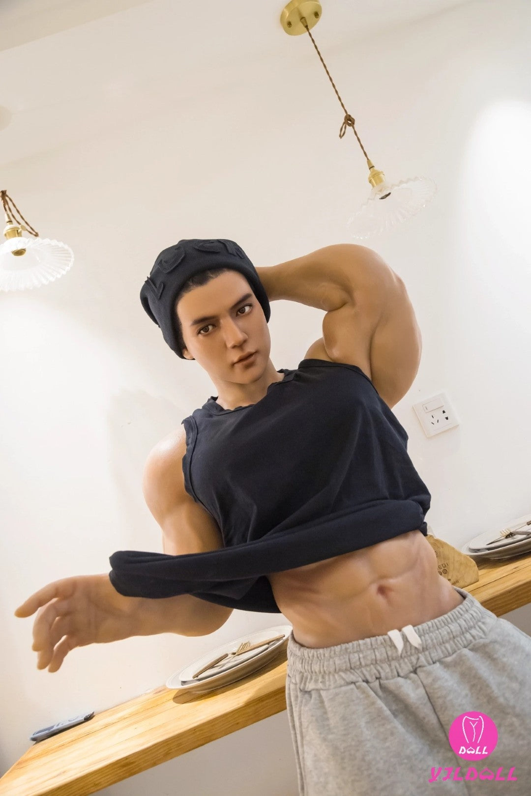 Richard Male Sex Doll (YJL Doll 180 cm MD012 silikonas)