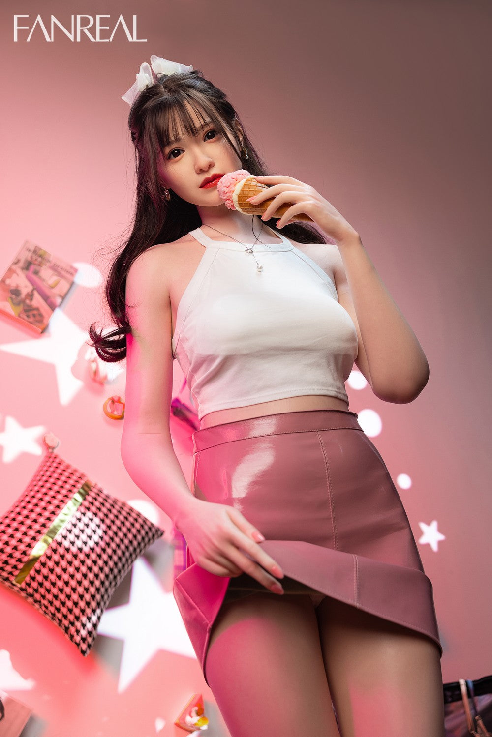 Josie Sex Doll (FanReal Doll 163 cm C puodelis, silikonas)