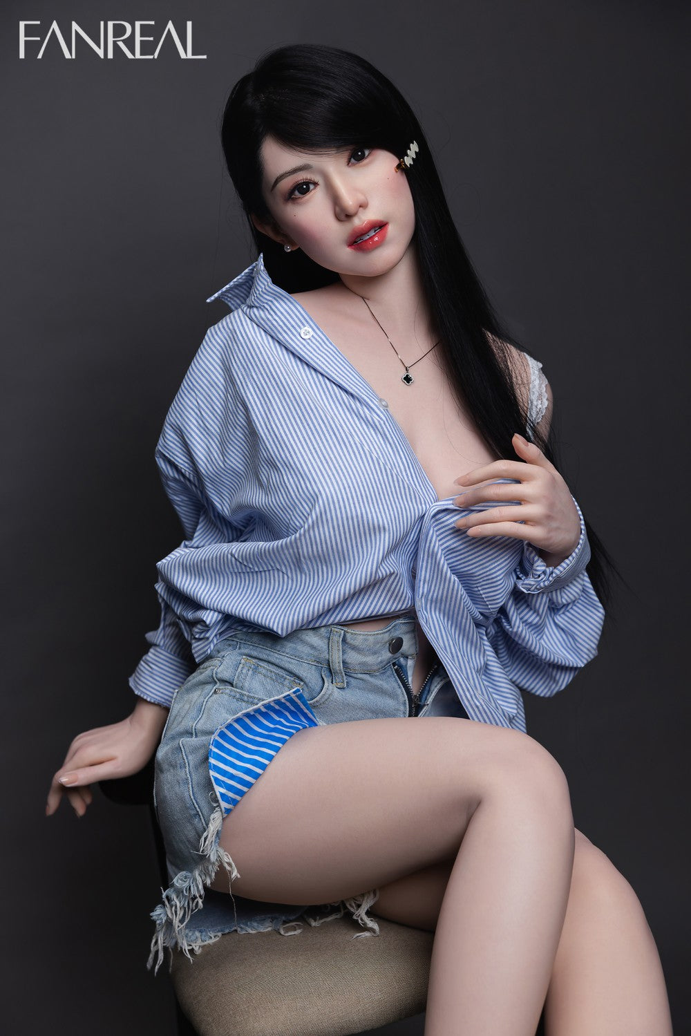 Kimmy Sex Doll (FanReal Doll 155 cm F puodelis RST silikonas)