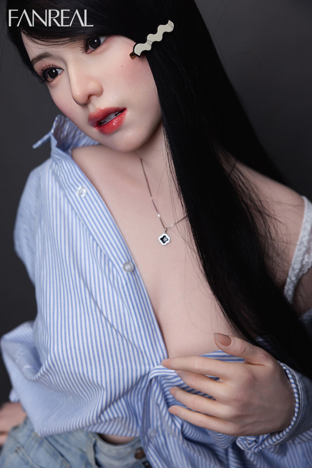 Kimmy Sex Doll (FanReal Doll 155 cm F puodelis RST silikonas)
