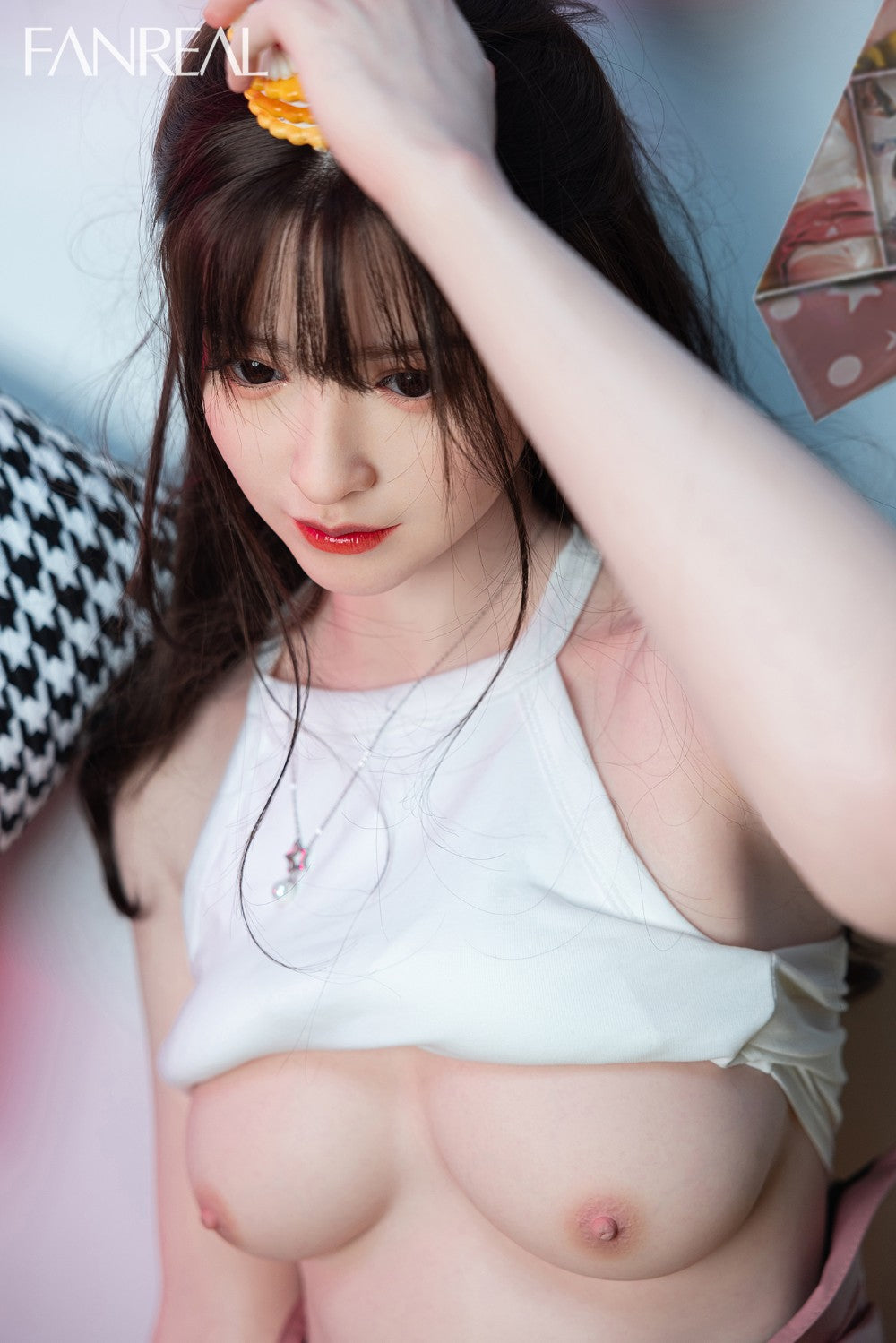 Josie Sex Doll (FanReal Doll 163 cm C puodelis, silikonas)