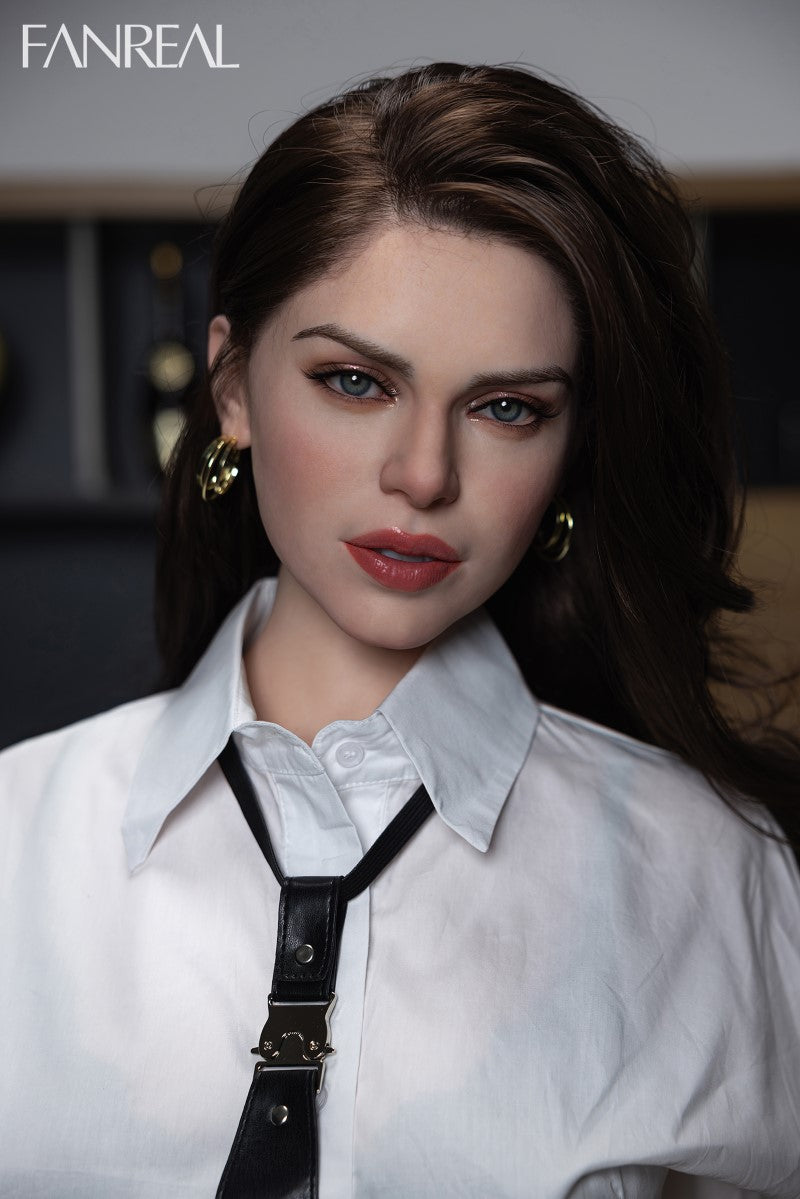 Gina Sex Doll (FanReal Doll 170 cm D-puodelis silikoninis)