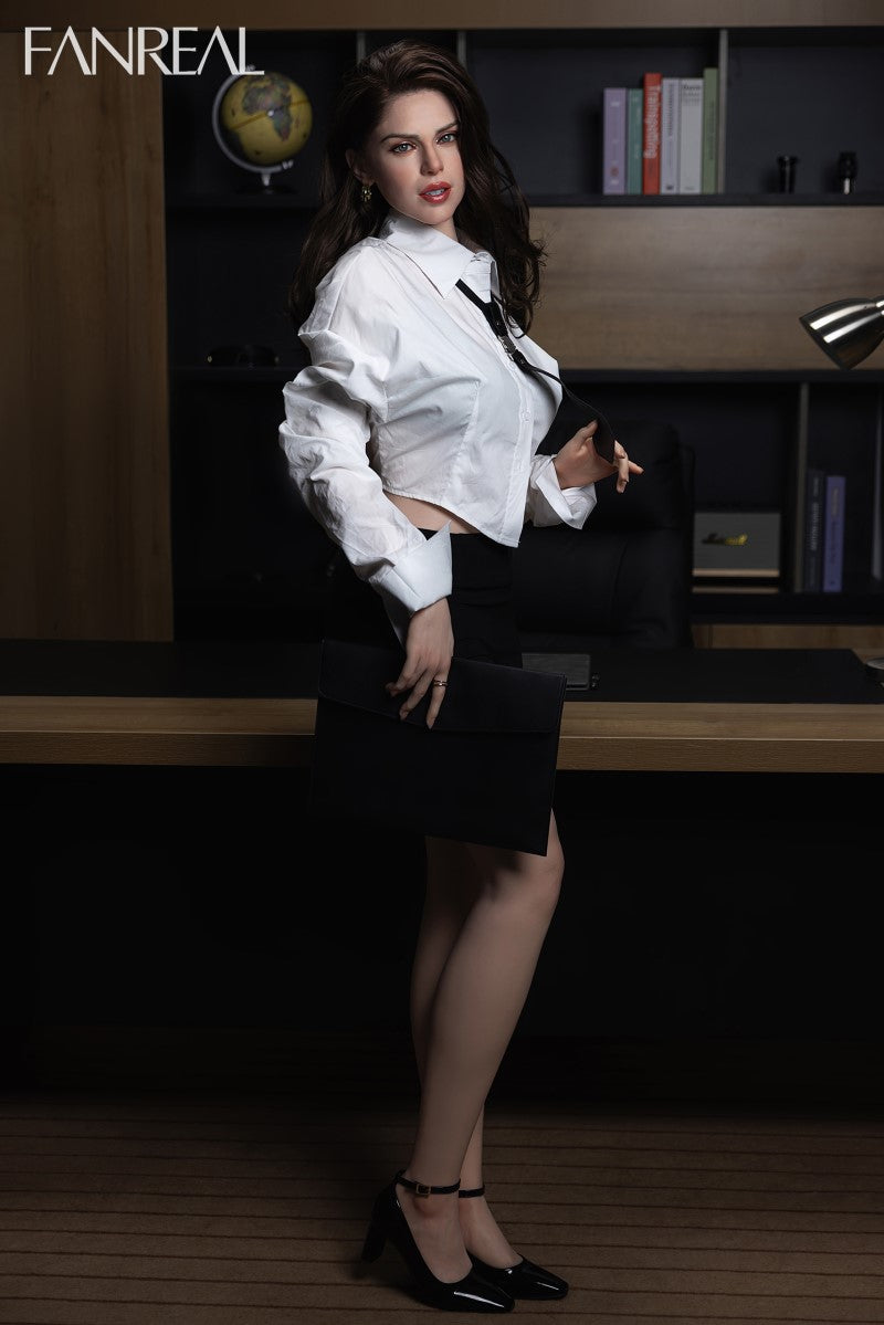 Gina Sex Doll (FanReal Doll 170 cm D-puodelis silikoninis)