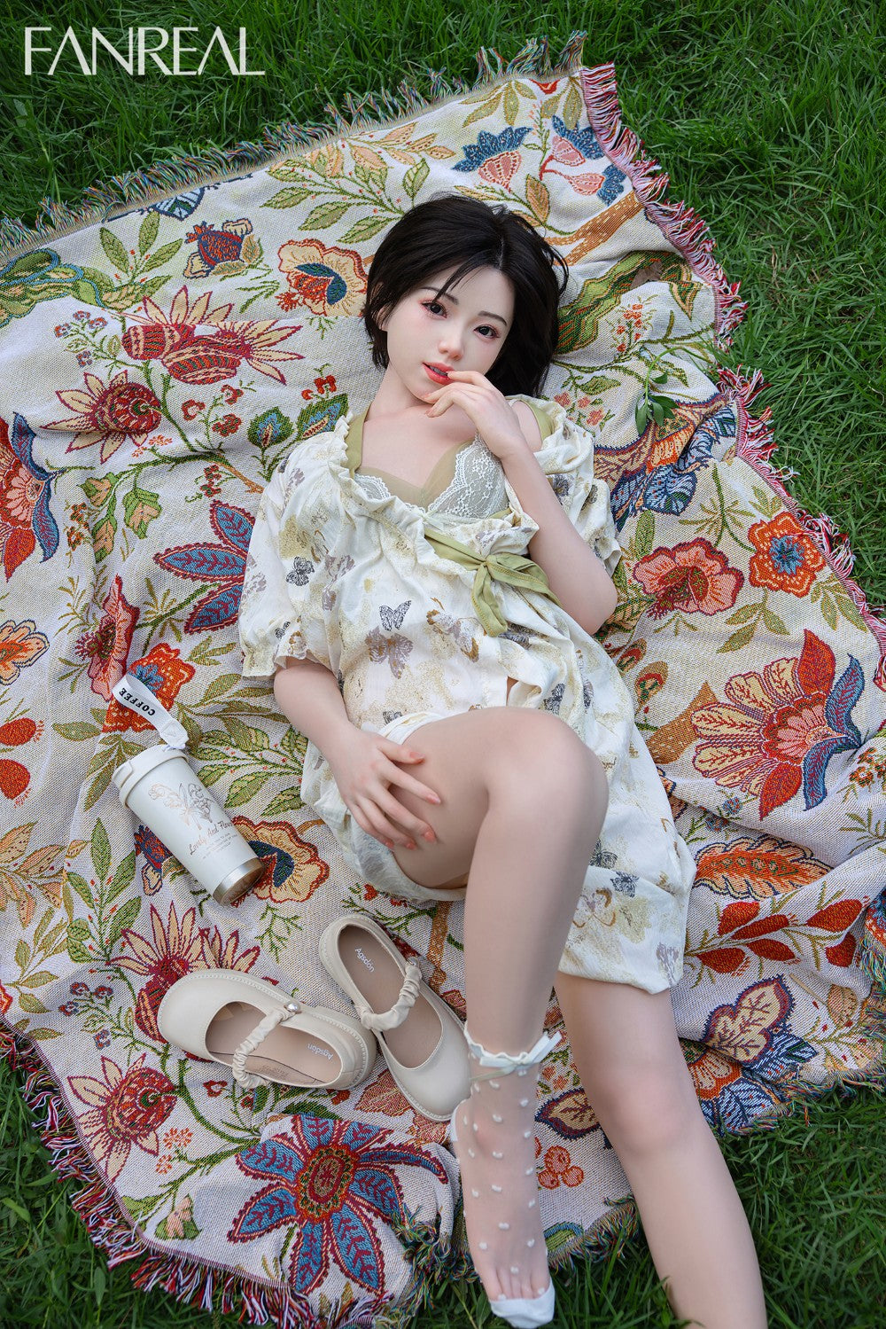 Molly Sex Doll (FanReal Doll 153 cm B puodelis, silikonas)