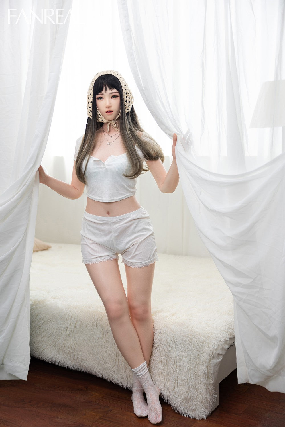 Jia Sex Doll (FanReal Doll 158 cm B puodelis silikonas)