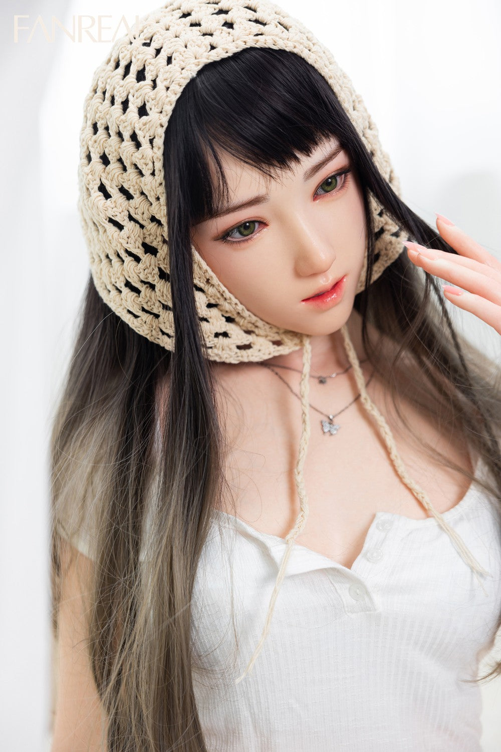 Jia Sex Doll (FanReal Doll 158 cm B puodelis silikonas)
