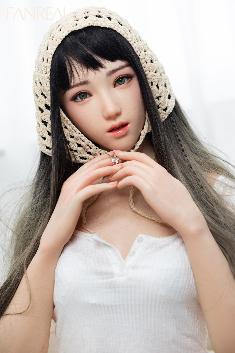 Jia Sex Doll (FanReal Doll 158 cm B puodelis silikonas)
