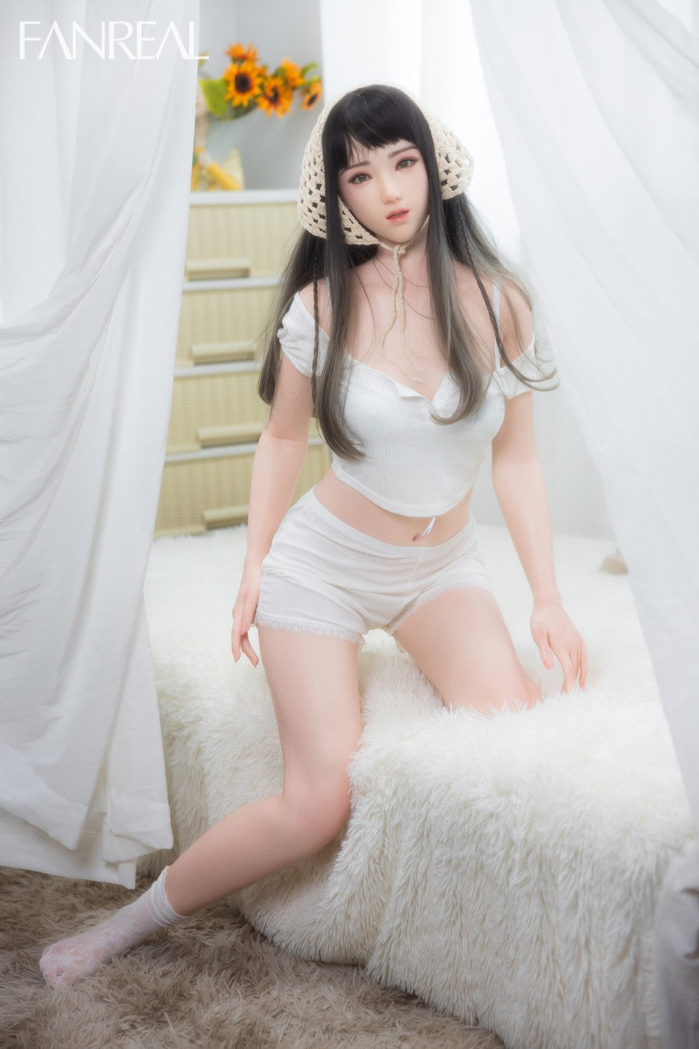 Jia Sex Doll (FanReal Doll 158 cm B puodelis silikonas)