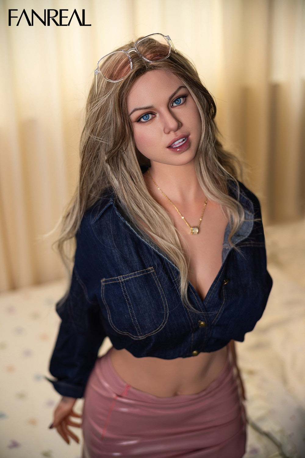 Maria Sex Doll (FanReal Doll 170 cm D-puodelis silikoninis)
