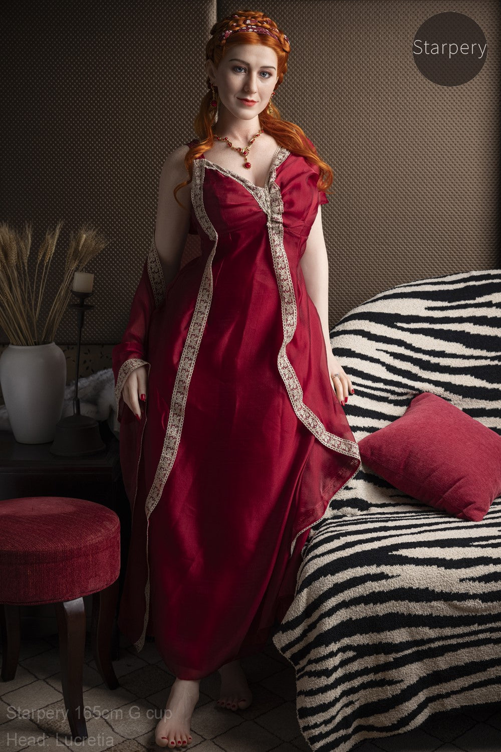 Sekso lėlė Lukrecija (Starpery 165 cm G puodelis TPE + silikonas)