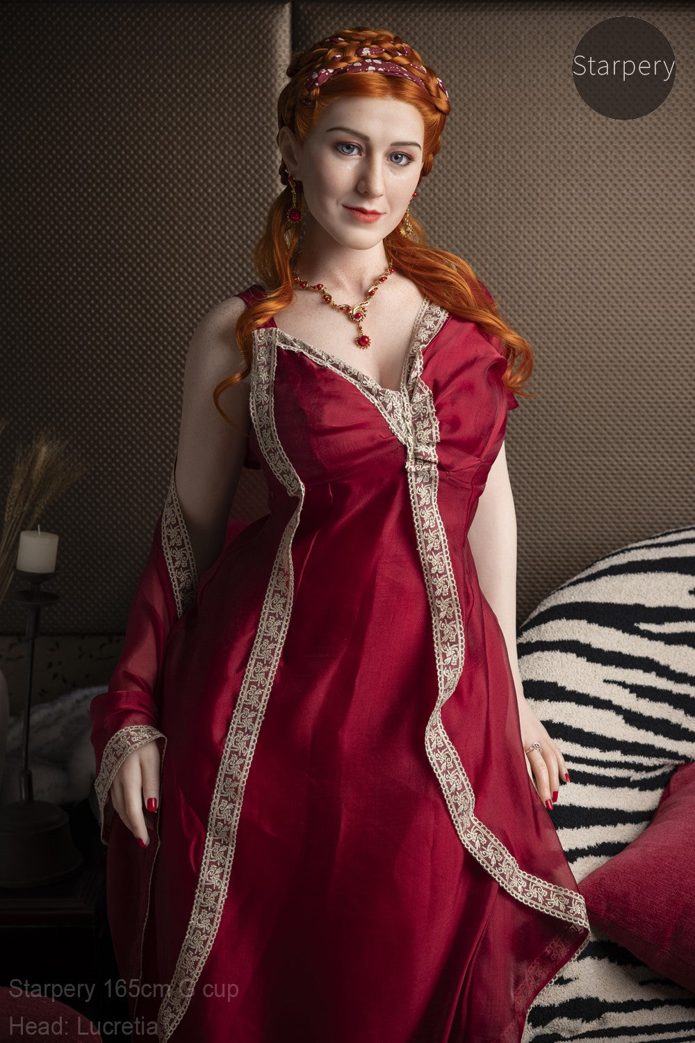 Sekso lėlė Lukrecija (Starpery 165 cm G puodelis TPE + silikonas)
