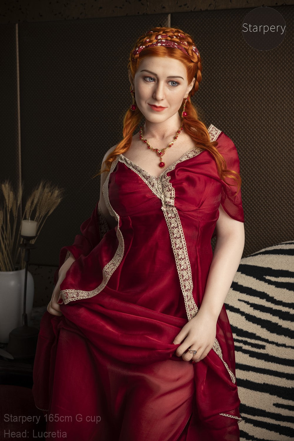 Sekso lėlė Lukrecija (Starpery 165 cm G puodelis TPE + silikonas)
