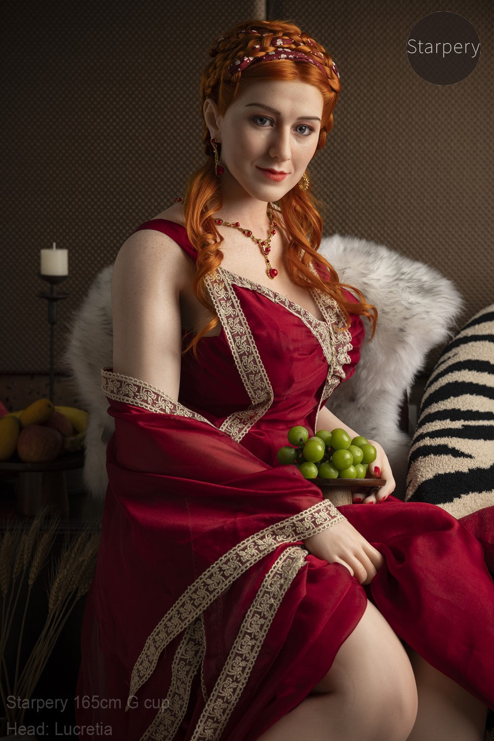 Sekso lėlė Lukrecija (Starpery 165 cm G puodelis TPE + silikonas)