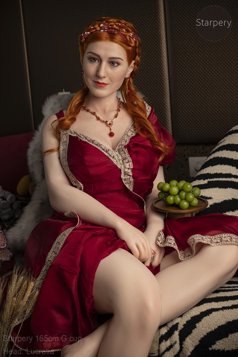 Sekso lėlė Lukrecija (Starpery 165 cm G puodelis TPE + silikonas)