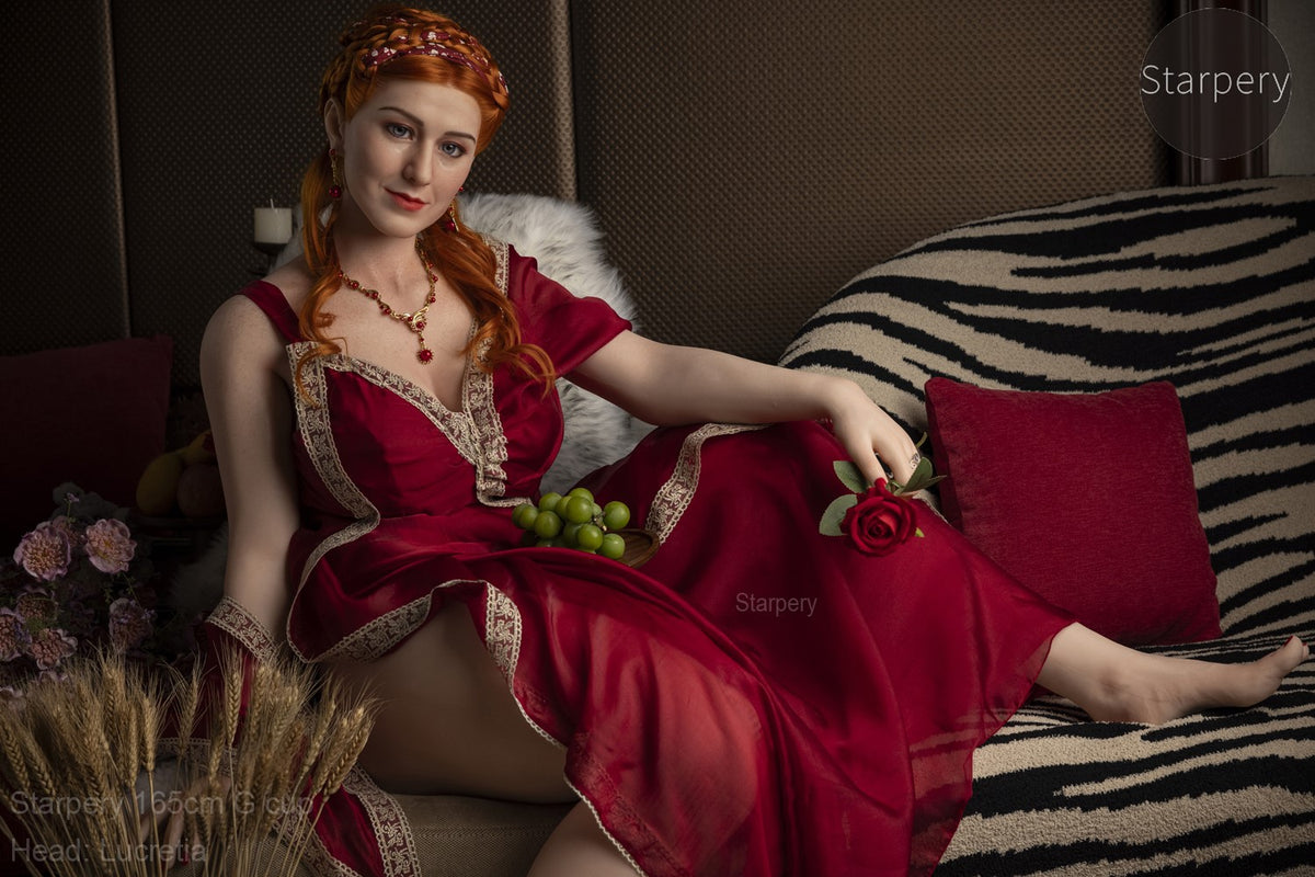Sekso lėlė Lukrecija (Starpery 165 cm G puodelis TPE + silikonas)