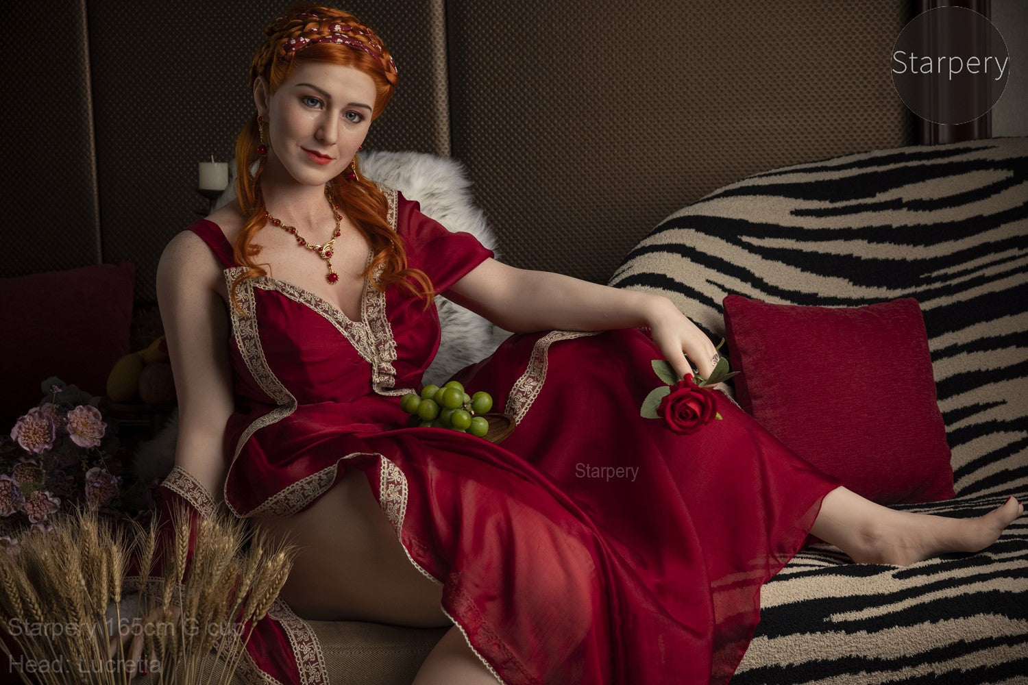 Sekso lėlė Lukrecija (Starpery 165 cm G puodelis TPE + silikonas)