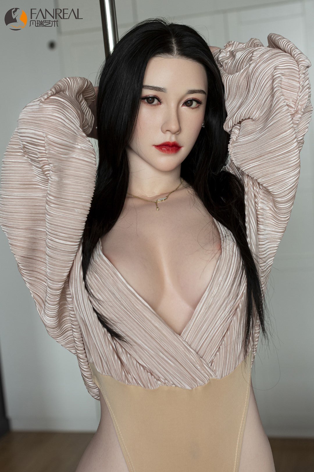 Vivi Sex Doll (FanReal Doll 173 cm D puodelis, silikonas)