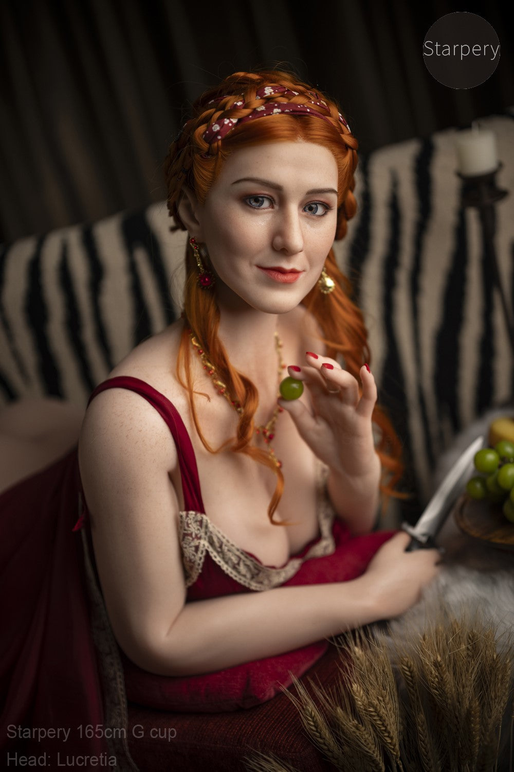 Sekso lėlė Lukrecija (Starpery 165 cm G puodelis TPE + silikonas)