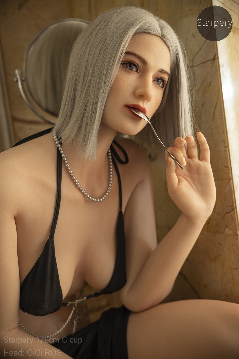 Gigi Sex Doll (Starpery 176 cm C puodelis TPE + silikonas)