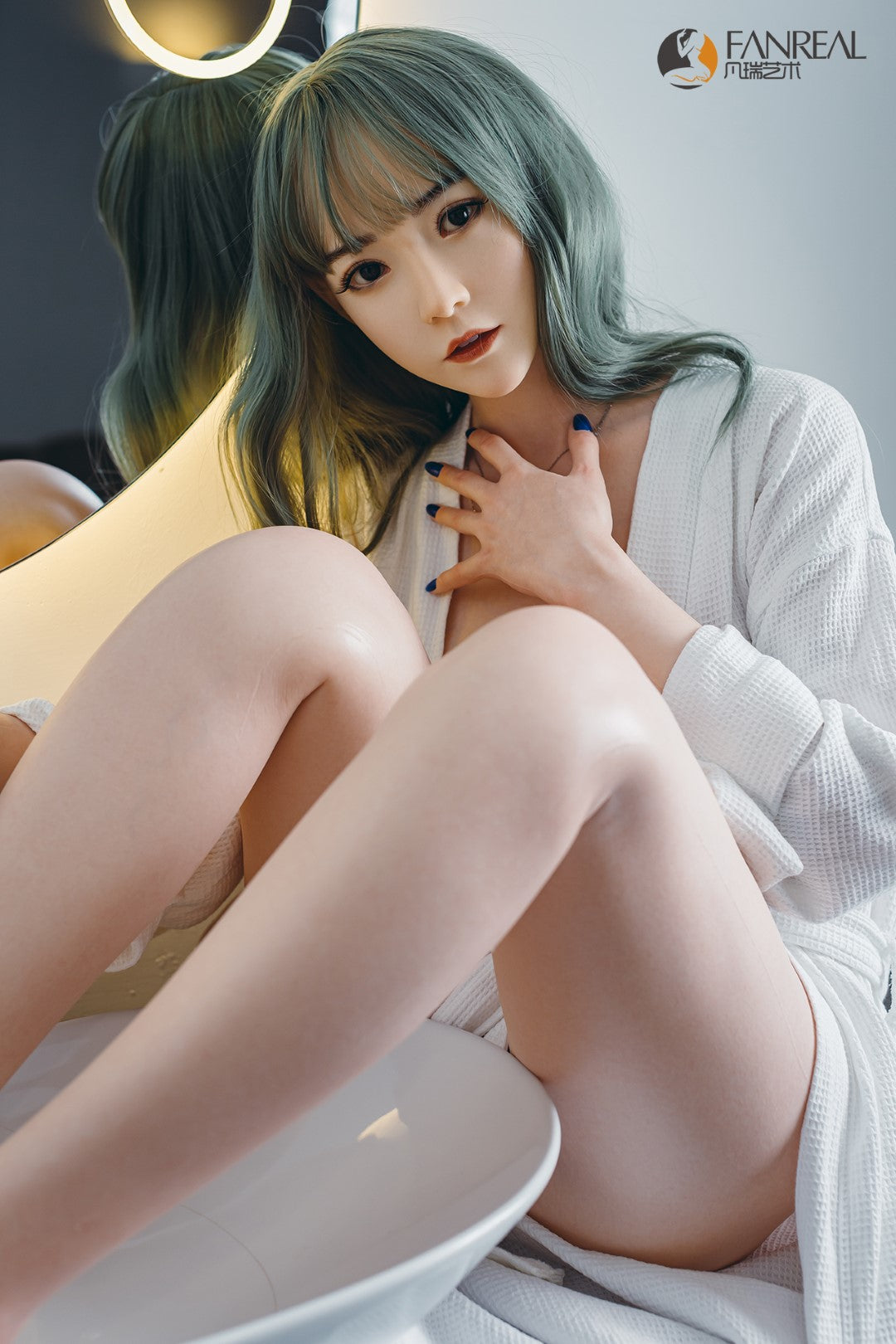 Sekso lėlė Qian (FanReal Doll 158 cm B puodelis silikonas)