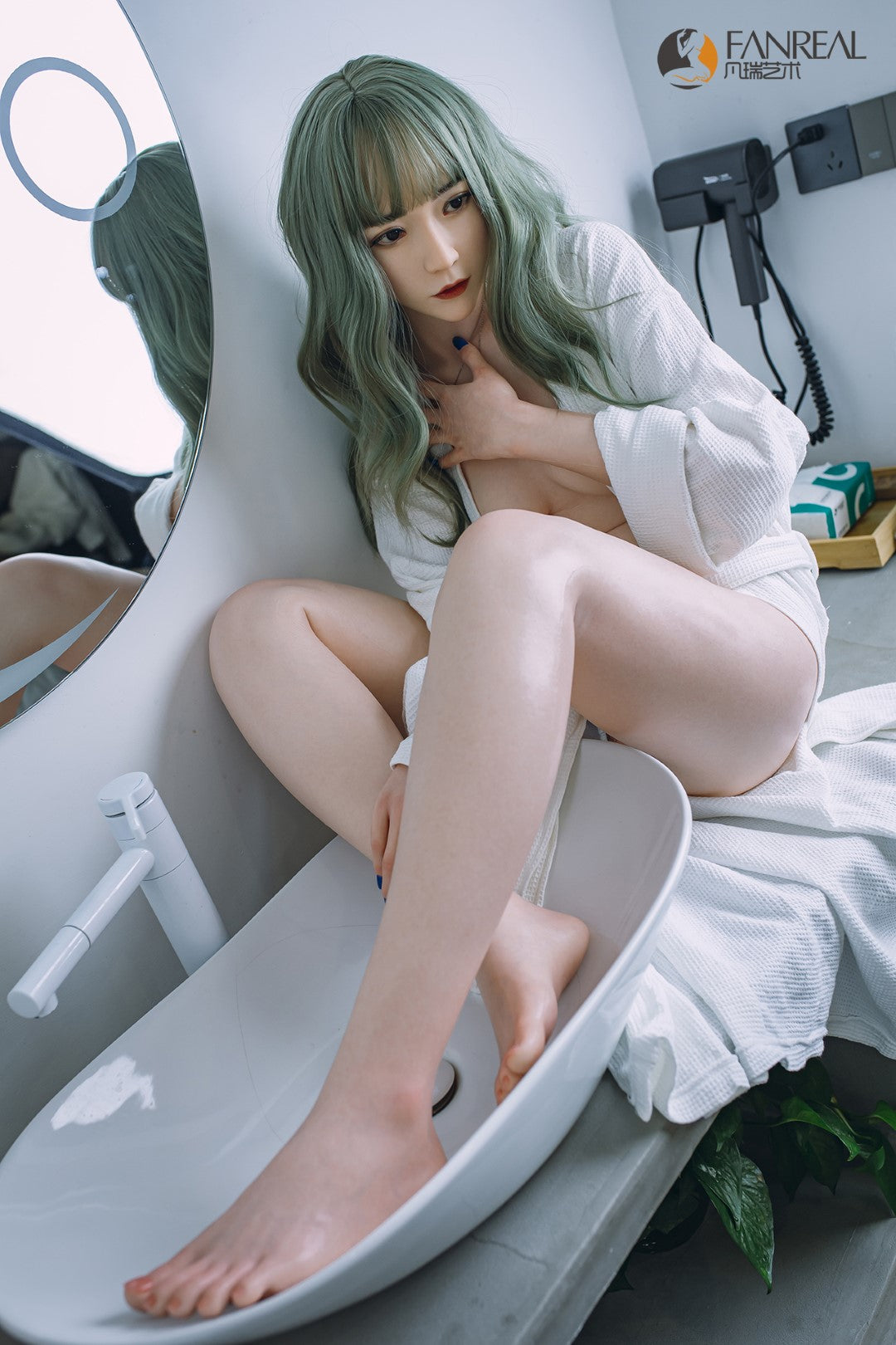 Sekso lėlė Qian (FanReal Doll 158 cm B puodelis silikonas)