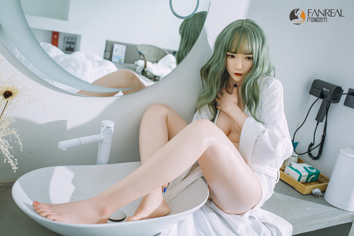 Sekso lėlė Qian (FanReal Doll 158 cm B puodelis silikonas)