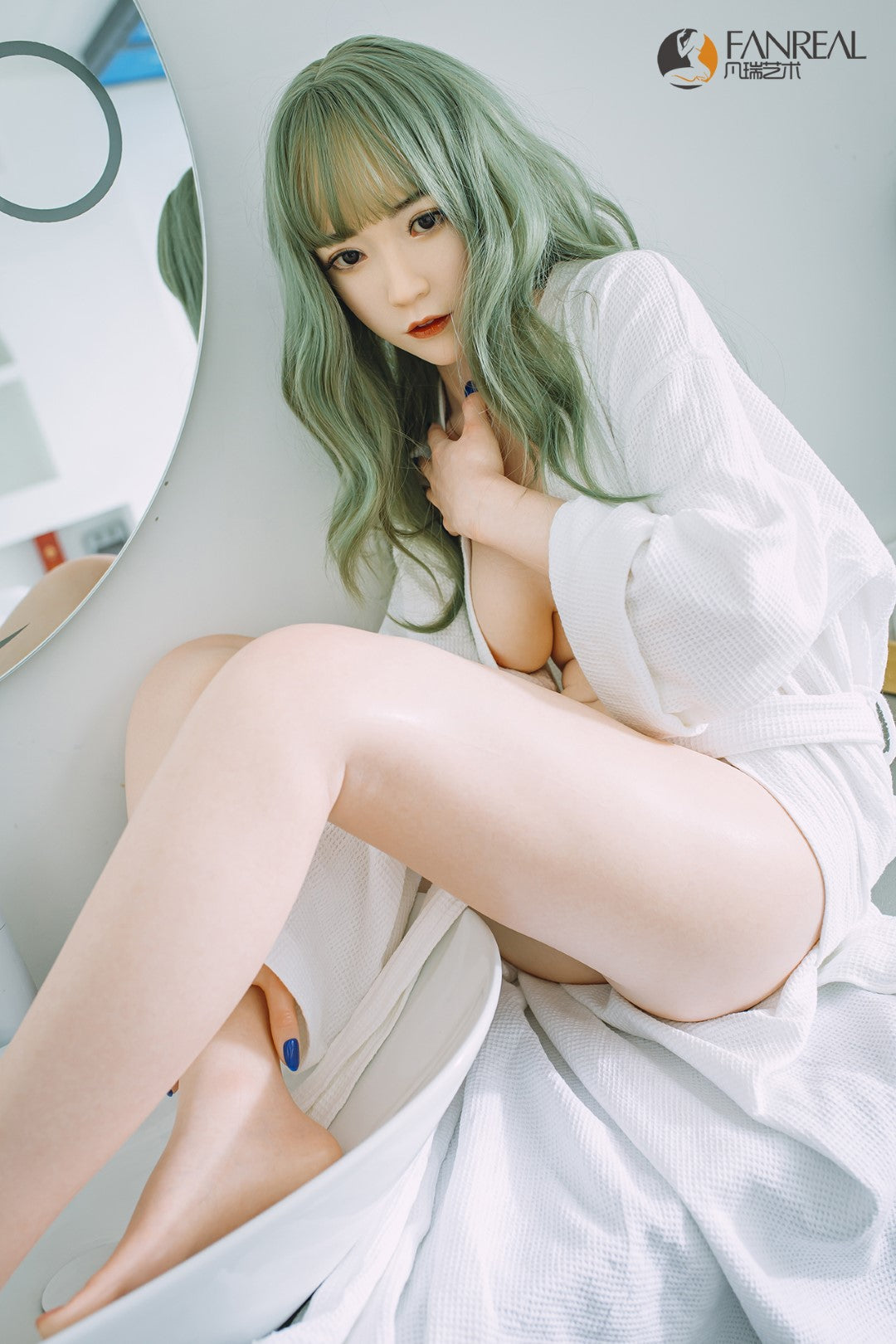 Sekso lėlė Qian (FanReal Doll 158 cm B puodelis silikonas)