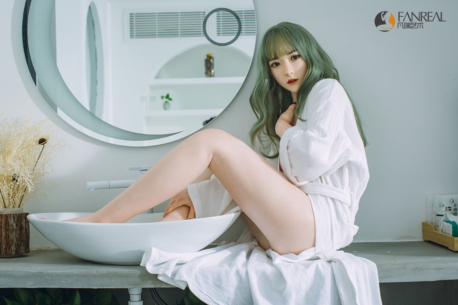 Sekso lėlė Qian (FanReal Doll 158 cm B puodelis silikonas)
