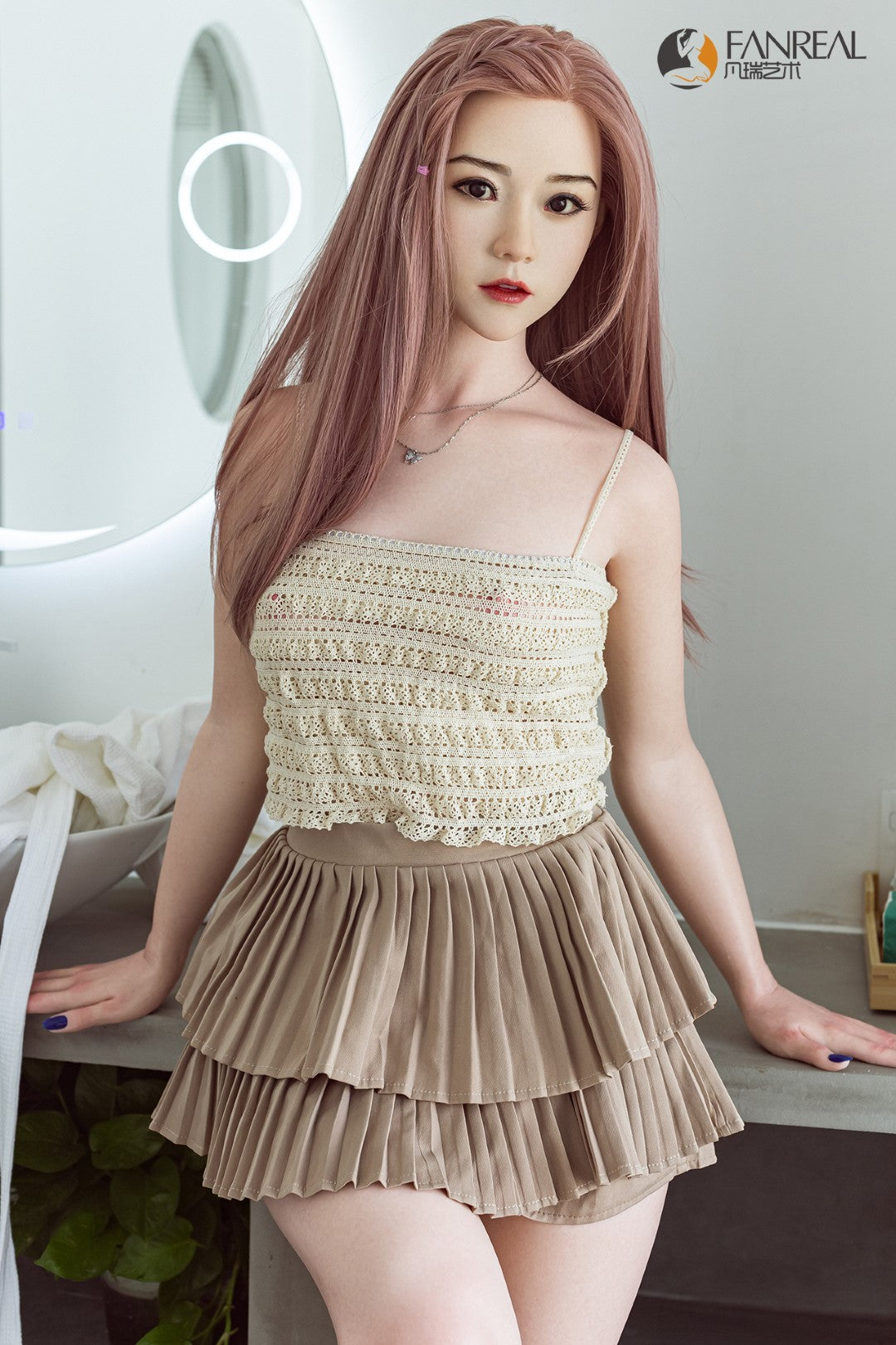 Sekso lėlė Qian (FanReal Doll 158 cm B puodelis silikonas)