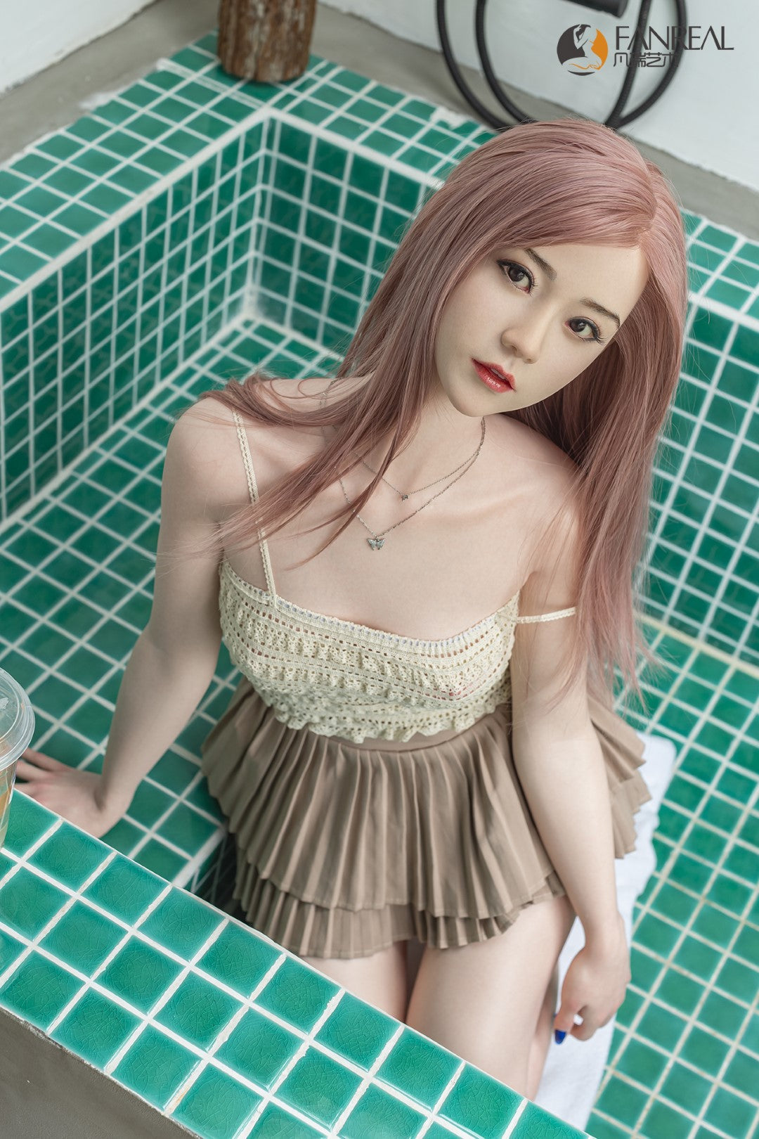 Sekso lėlė Qian (FanReal Doll 158 cm B puodelis silikonas)
