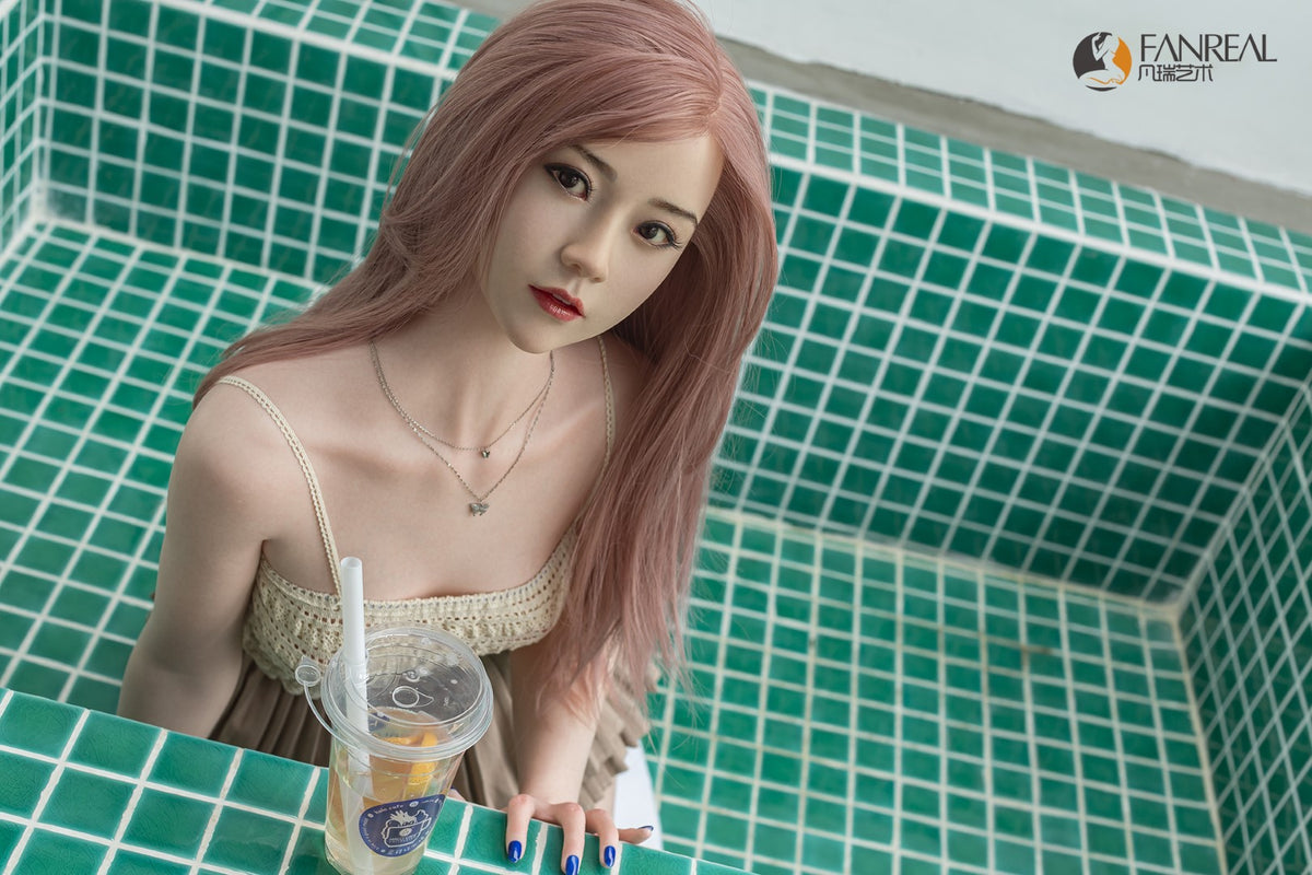 Sekso lėlė Qian (FanReal Doll 158 cm B puodelis silikonas)